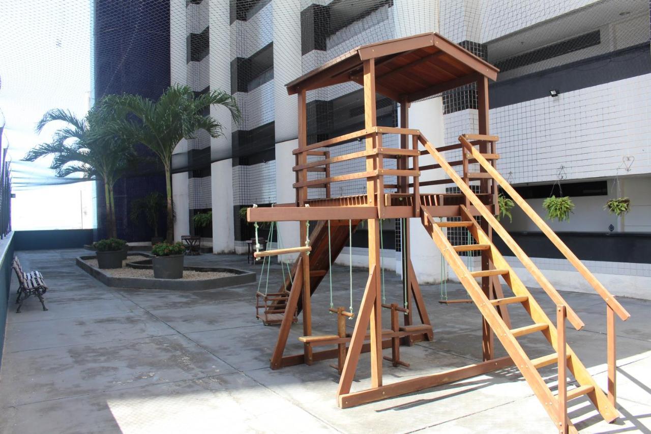 Apartamento 13 Flat Beira Mar Com Energia, Vaga, 3 Camas, Wi-Fi E Ar Fortaleza  Exterior foto